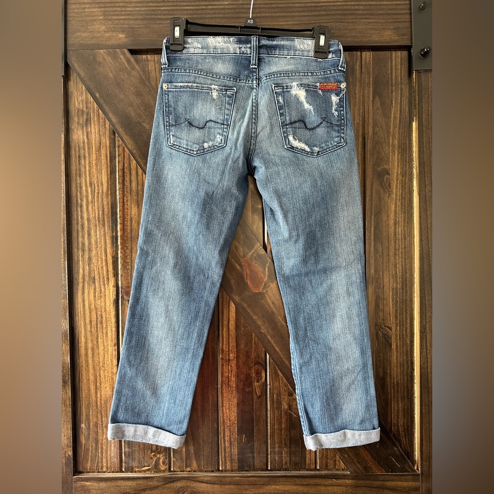 7 For All Mankind Straight Leg Crop - Picture 4 of 4